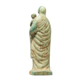 Statuette der Gottesmutter mit Kind, Bein, byzantinisch, 13. - 14. Jhdt.
