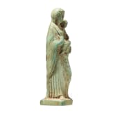 Statuette der Gottesmutter mit Kind, Bein, byzantinisch, 13. - 14. Jhdt.