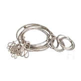 18-teiliger Hortfund von Silberschmuck, wikingerzeitlich, 10. - 11. Jhdt.