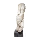 Klassizistische Marmorstatue nach dem hochklassischen Vorbild der Aphrodite der G&auml;rten, um 1800 - fr&uuml;hes 19. Jhdt.