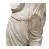 Klassizistische Marmorstatue nach dem hochklassischen Vorbild der Aphrodite der G&auml;rten, um 1800 - fr&uuml;hes 19. Jhdt.