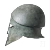 Hochwertige Kopie eines korinthischen Helmes aus Bronze