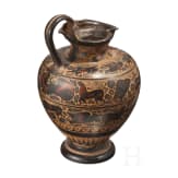 Dekorative Oinochoe nach antikem Vorbild, Ende 19. - Anfang 20. Jhdt.