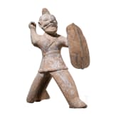 Figur eines Kriegers, China, Han-Zeit, um 220 n. Chr.
