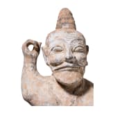 Figur eines Kriegers, China, Han-Zeit, um 220 n. Chr.