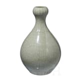 Gro&szlig;e Knoblauchmund-Vase mit Ge-Typus-Glasur und Yongzheng-Sechszeichenmarke (1678 - 1735), wahrscheinlich sp&auml;ter