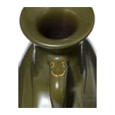 Vase (moon flask) mit "Teadust"-Glasur und Qianlong-Sechszeichenmarke, China, wohl aus der Zeit (1711 - 1799)