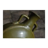 Vase (moon flask) mit "Teadust"-Glasur und Qianlong-Sechszeichenmarke, China, wohl aus der Zeit (1711 - 1799)