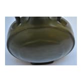 Vase (moon flask) mit "Teadust"-Glasur und Qianlong-Sechszeichenmarke, China, wohl aus der Zeit (1711 - 1799)