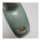 Mondflasche aus Guanware mit Qianlong-Sechszeichenmarke, China, wahrscheinlich aus der Zeit