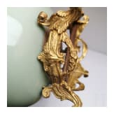 Gro&szlig;e Seladon-Doppelk&uuml;rbisvase, China, wohl Qianlong Periode (1736 - 1795)