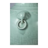 Gro&szlig;e Seladon-Vase, China, wohl 19. Jhdt.