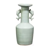 Longquan-Seladon-Mallet-Vase "Kinuta", China, wohl s&uuml;dliche Song-Dynastie