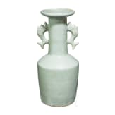 Longquan-Seladon-Mallet-Vase "Kinuta", China, wohl s&uuml;dliche Song-Dynastie