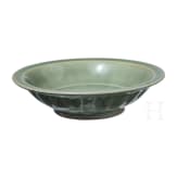 Longquan-Seladon-Schale mit Zwillingsfischen, wohl s&uuml;dliche Song-Dynastie (1127 - 1279)
