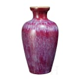 Vase mit Flamb&eacute;-Glasur und Qianlong-Sechszeichenmarke, China, 18./19. Jhdt.