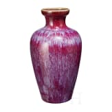 Vase mit Flamb&eacute;-Glasur und Qianlong-Sechszeichenmarke, China, 18./19. Jhdt.