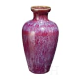 Vase mit Flamb&eacute;-Glasur und Qianlong-Sechszeichenmarke, China, 18./19. Jhdt.