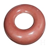 Rot glasierter kugeliger Topf, China, wohl Ende 19./Anfang 20. Jhdt.