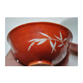 Ein Paar eisenrote Schalen mit Xuantong-Marke, China, 1908 - 1912