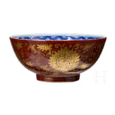 Schale mit Lotusbl&uuml;ten, China, wohl Ende 19./Anfang 20. Jhdt.
