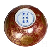 Schale mit Lotusbl&uuml;ten, China, wohl Ende 19./Anfang 20. Jhdt.
