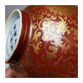 Schale mit Lotusbl&uuml;ten, China, wohl Ende 19./Anfang 20. Jhdt.