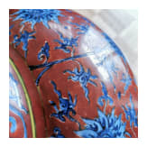 Sehr gro&szlig;e Vase mit Lotusbl&uuml;ten, China, wohl sp&auml;te Ming-Dynastie