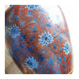 Sehr gro&szlig;e Vase mit Lotusbl&uuml;ten, China, wohl sp&auml;te Ming-Dynastie