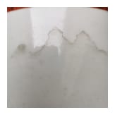Gro&szlig;er Famille-rose-Pinseltopf in Holzoptik, China, wohl sp&auml;tes 19./Anfang 20. Jhdt.