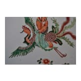 Zwei gro&szlig;e Famille-verte-Teller mit fig&uuml;rlichem Dekor, China, wohl Kangxi-Periode (18. Jhdt.)