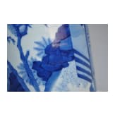 Gro&szlig;e blaue-wei&szlig;e Vase mit Soldatenszene, China, wohl Kangxi-Periode (18. Jhdt.)