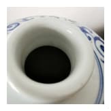 Blau-wei&szlig;e Meiping-Vase im Ming-Stil, China, wahrscheinlich 19./20. Jhdt.