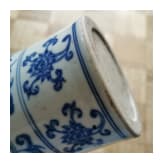 Blau-wei&szlig;e Meiping-Vase im Ming-Stil, China, wahrscheinlich 19./20. Jhdt.