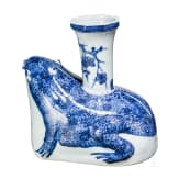Kendi (Wassergef&auml;&szlig;) in Froschform, China, wahrscheinlich Anfang Qing-Dynastie