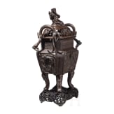 Gro&szlig;er Weihrauchbrenner aus Bronze, China, 19. Jhdt.