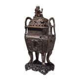 Gro&szlig;er Weihrauchbrenner aus Bronze, China, 19. Jhdt.