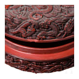 Rotlackdose "Neun Drachen", China, Qing-Dynastie, 19. Jhdt.