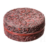 Rotlackdose "Neun Drachen", China, Qing-Dynastie, 19. Jhdt.