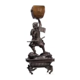 Samurai-Bronze mit R&auml;ucher-Koro, Japan, Meiji-Periode