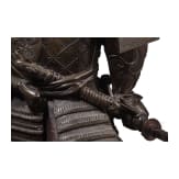 Samurai-Bronze mit R&auml;ucher-Koro, Japan, Meiji-Periode