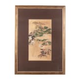 K&auml;mpfende Samurai, Rimpa-Blattgoldmalerei, Japan, Edo-/Meiji-Periode