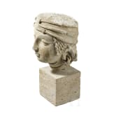 Gandhara-Stucco-Kopf, 5. - 6. Jhdt.