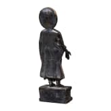 Bodhisattva Maitreya aus Bronze, Pakistan/Indien, 19. Jhdt.