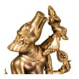 Varaha und Bhudevi aus Bronze, Tibet/Nepal, 18./19. Jhdt.