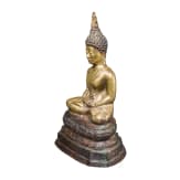Shakyamuni in Dhyana-Mudra aus vergoldeter Bronze, Thailand, Lan-Na-K&ouml;nigreich, 15./16. Jhdt.