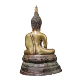 Shakyamuni in Dhyana-Mudra aus vergoldeter Bronze, Thailand, Lan-Na-K&ouml;nigreich, 15./16. Jhdt.