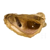 Kleine Buddha-Figur aus massivem Gold, Thailand, 17./18. Jhdt.