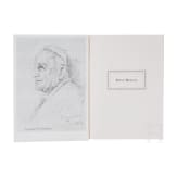 P. W. Wunder und Peter Hirsch (1889 - 1978) - "Die regierenden P&auml;pste" (285 Portr&auml;tzeichnungen) und eine Papstm&uuml;tze (Camauro)