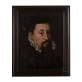 Portr&auml;t des Erzherzogs Ferdinand II. und seiner Gemahlin Philippine Welser aus einer Habsburger Ahnengalerie, deutsch/&Ouml;sterreich, um 1700